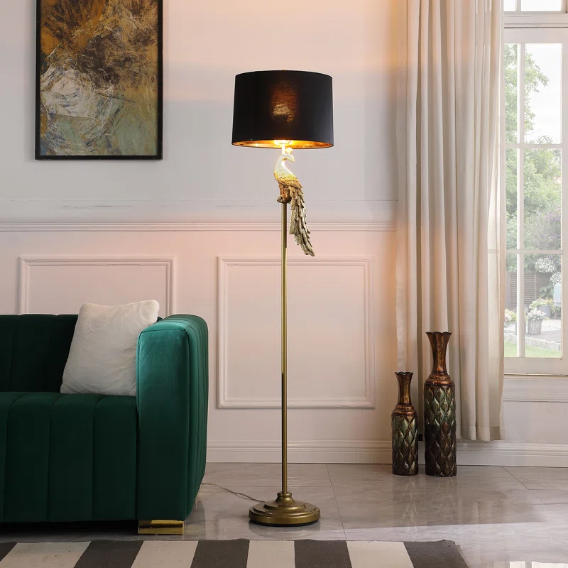 Gauti+64.5''+Matte+Gold+Task+Floor+Lamp